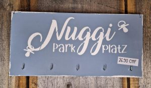 Nuggiparkplatz blau